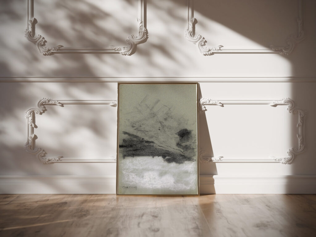 Pad door een landschap c. 1884 c. 1887 Willem Witsen video mockup