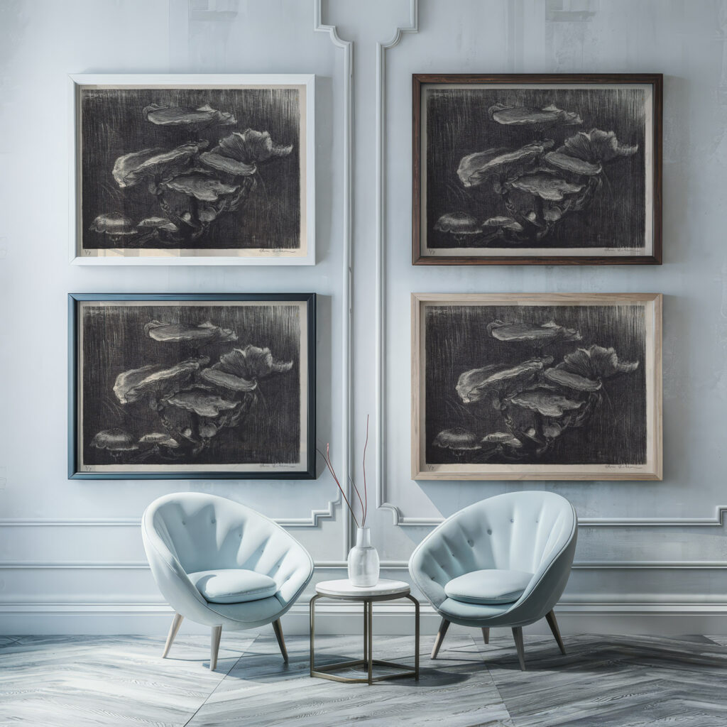 Paddenstoelen 1912 09 Chris Lebeau framed posters mockup