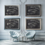 Paddenstoelen 1912 09 Chris Lebeau framed posters mockup