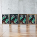 Painterly Architectonic 1918 Lyubov Popova 1 framed posters mockup Painterly Architectonic 1918 Lyubov Popova 1 framed posters mockup