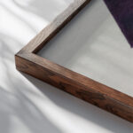 Painterly Realism of a Football Player – Color Masses in the 4th Dimension 1915 Kazimir Malevich close up dark wood mockup