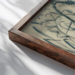 Painting No. 8 1912 13 Marsden Hartley close up dark wood mockup