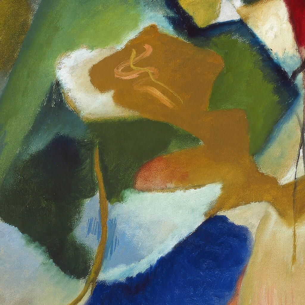 Painting with Green Center 1913 Wassily Kandinsky 8 mockup