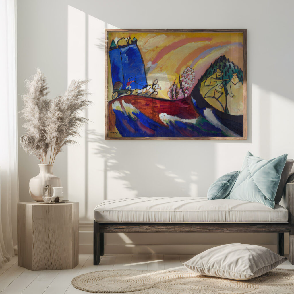 Painting with Troika 1911 Wassily Kandinsky 5 mockup