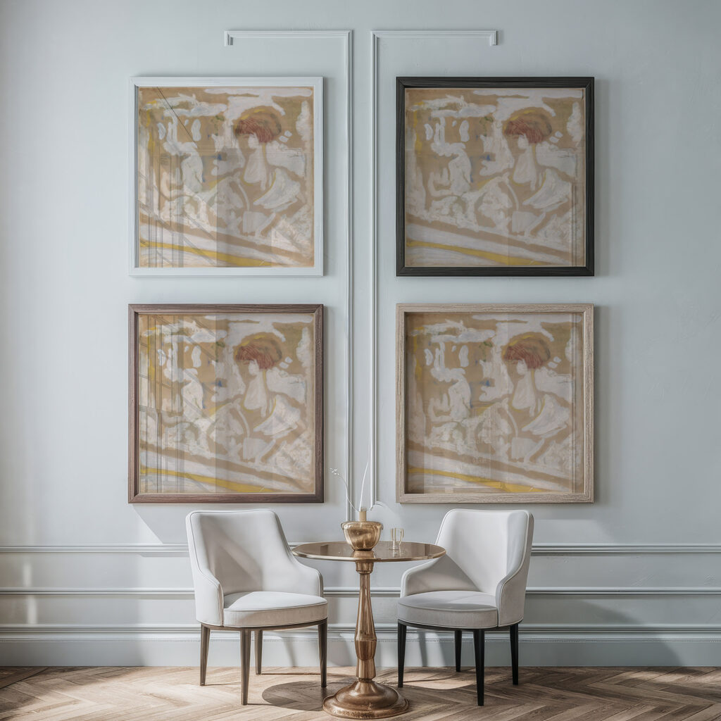 Pale Face with Red Hair Jules Schmalzigaug framed posters mockup