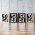 Palucca 1930 Ernst Ludwig Kirchner framed posters mockup