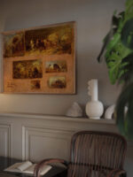 Panneau de six etudes de chariot 1843 1844 Felix Ziem video mockup