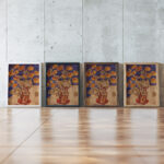 Pantoffelblume 1919 Christian Rohlfs framed posters mockup