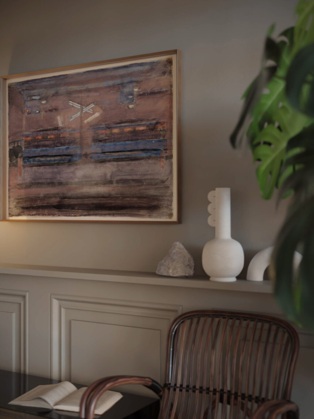 Paradeplatz Zurich 1930 Otto Meyer Amden video mockup