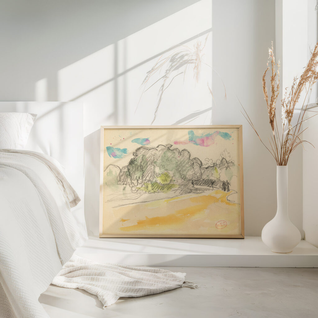 Paris promenade au bois de Boulogne Henri Edmond Cross 4 mockup