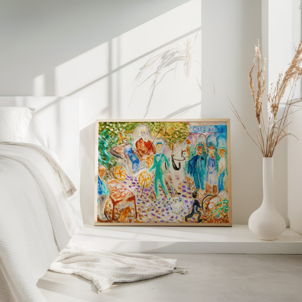 Parisergata 1915 Nils Dardel 4 mockup