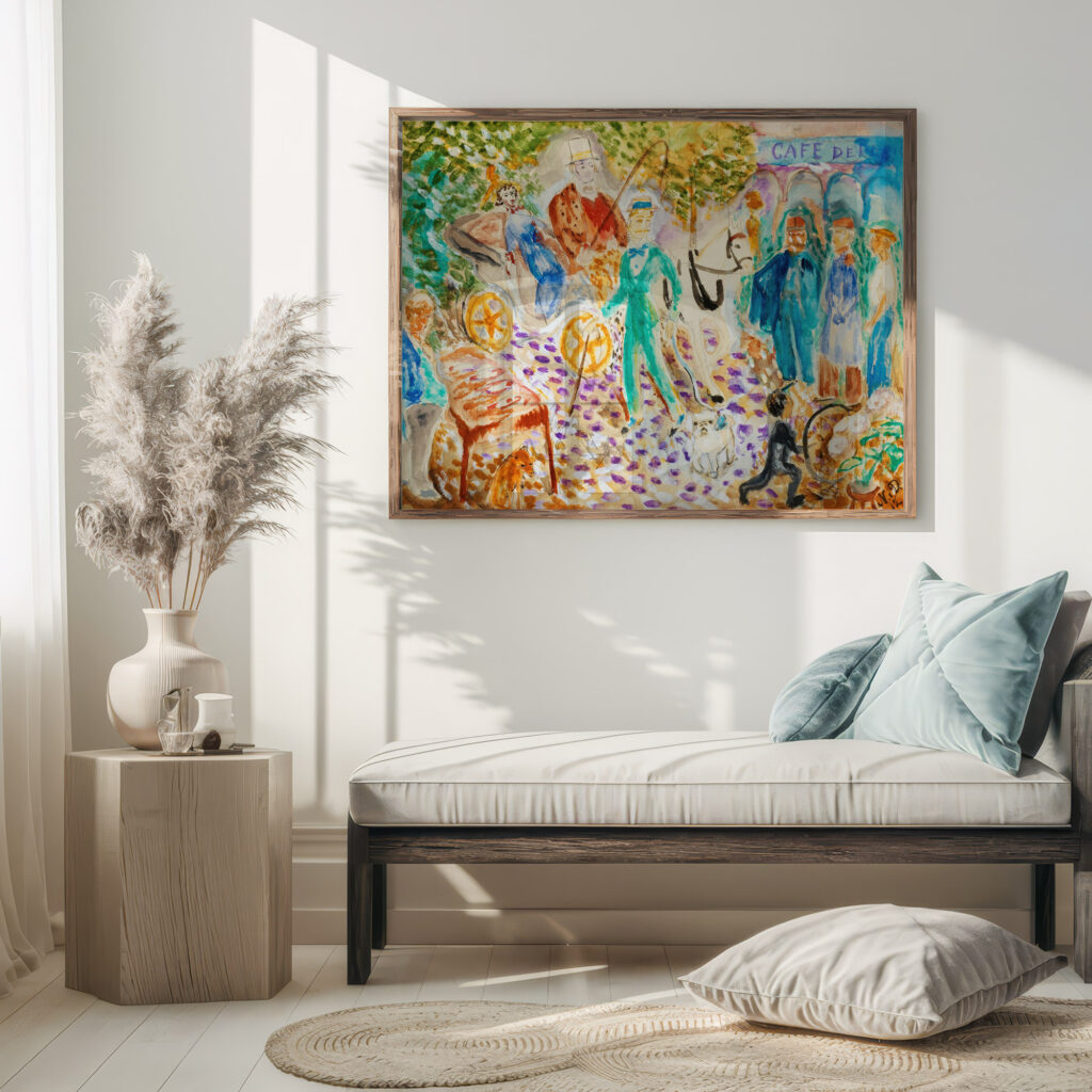 Parisergata 1915 Nils Dardel 5 mockup