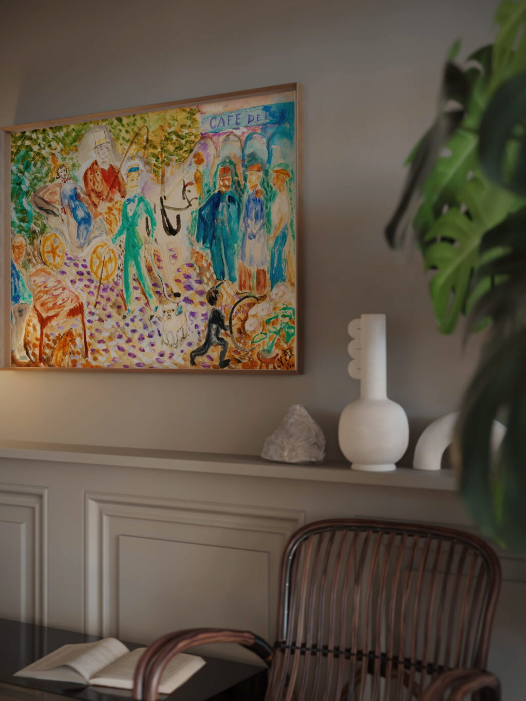 Parisergata 1915 Nils Dardel video mockup