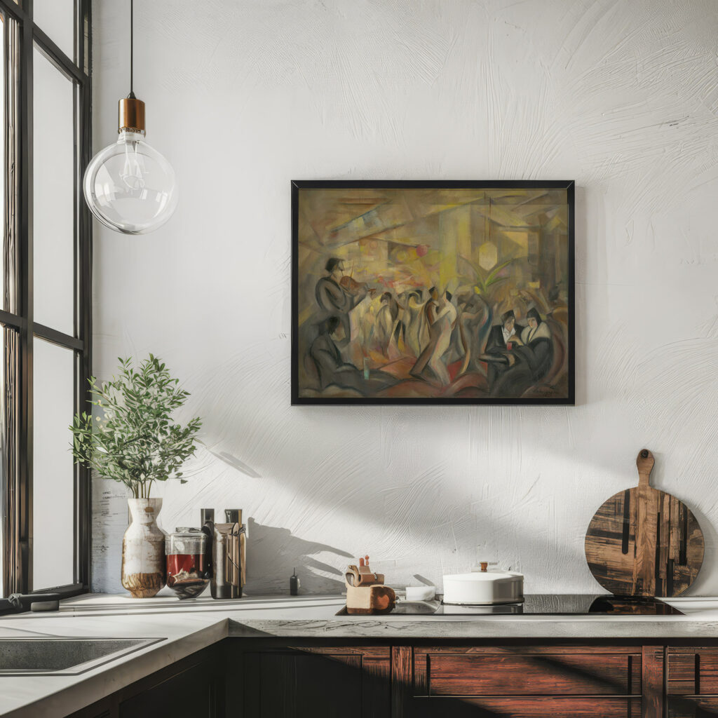 Parisien Cafe 1930 Zolo Palugyay 6 mockup