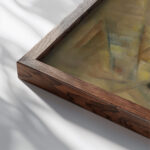 Parisien Cafe 1930 Zolo Palugyay close up dark wood mockup