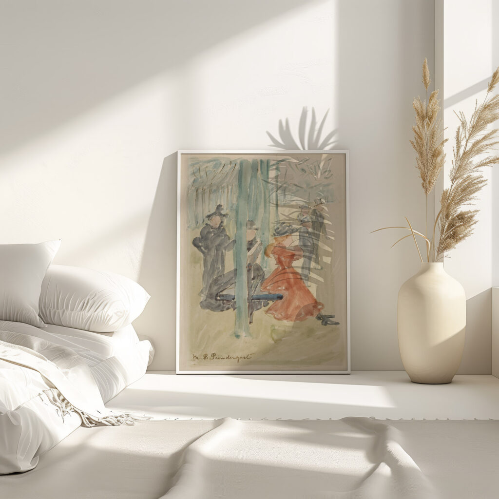 Park Scene Maurice Prendergast 4 mockup