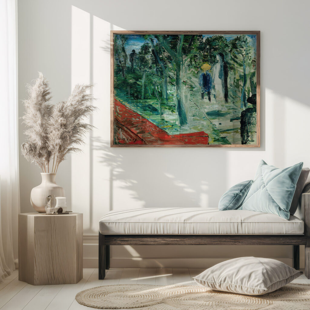 Park Sonntagnachmittag 1930 Wilhelm Thony 5 mockup