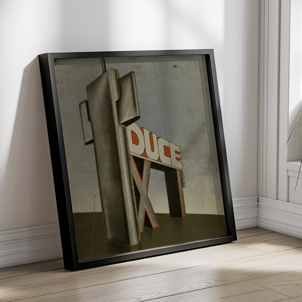 Parole in liberta futuriste olfattive tattili termiche Pl. 14 1932 Filippo Tommaso Marinetti 4 mockup