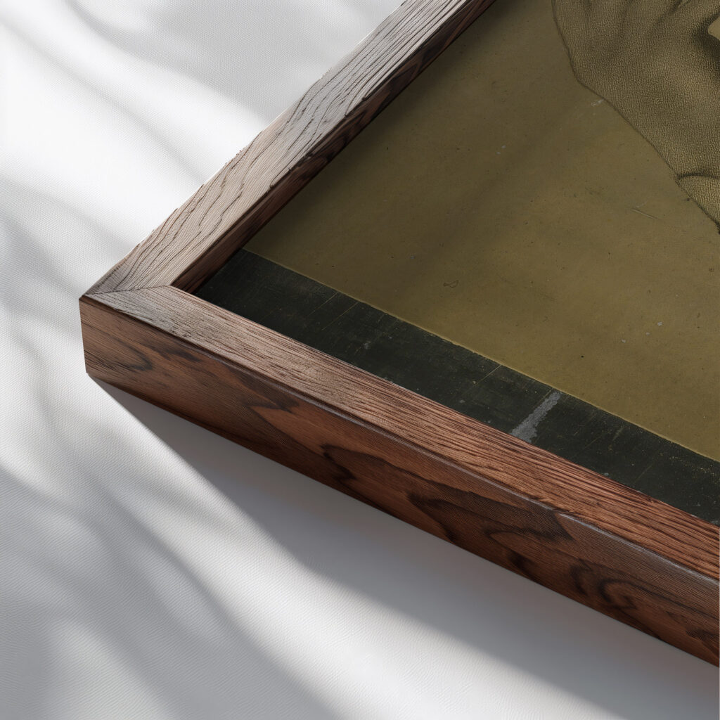 Parole in liberta futuriste olfattive tattili termiche Pl. 2 1932 Filippo Tommaso Marinetti close up dark wood mockup