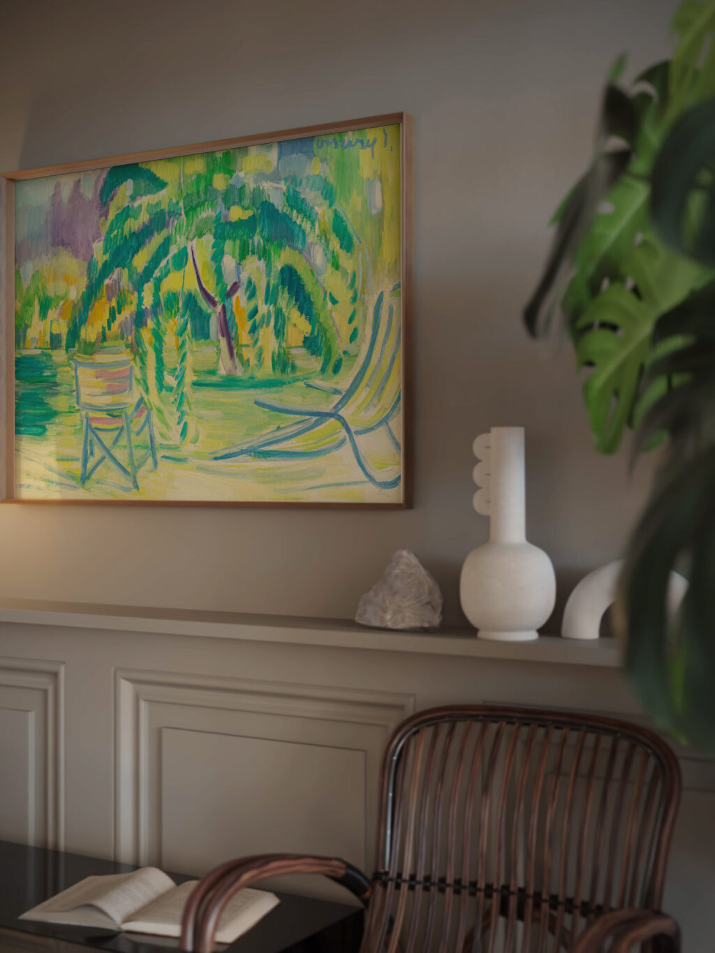 Partie an der Riviera Janos Vaszary video mockup