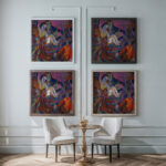 Party in the Studio 1925 Hermann Scherer framed posters mockup