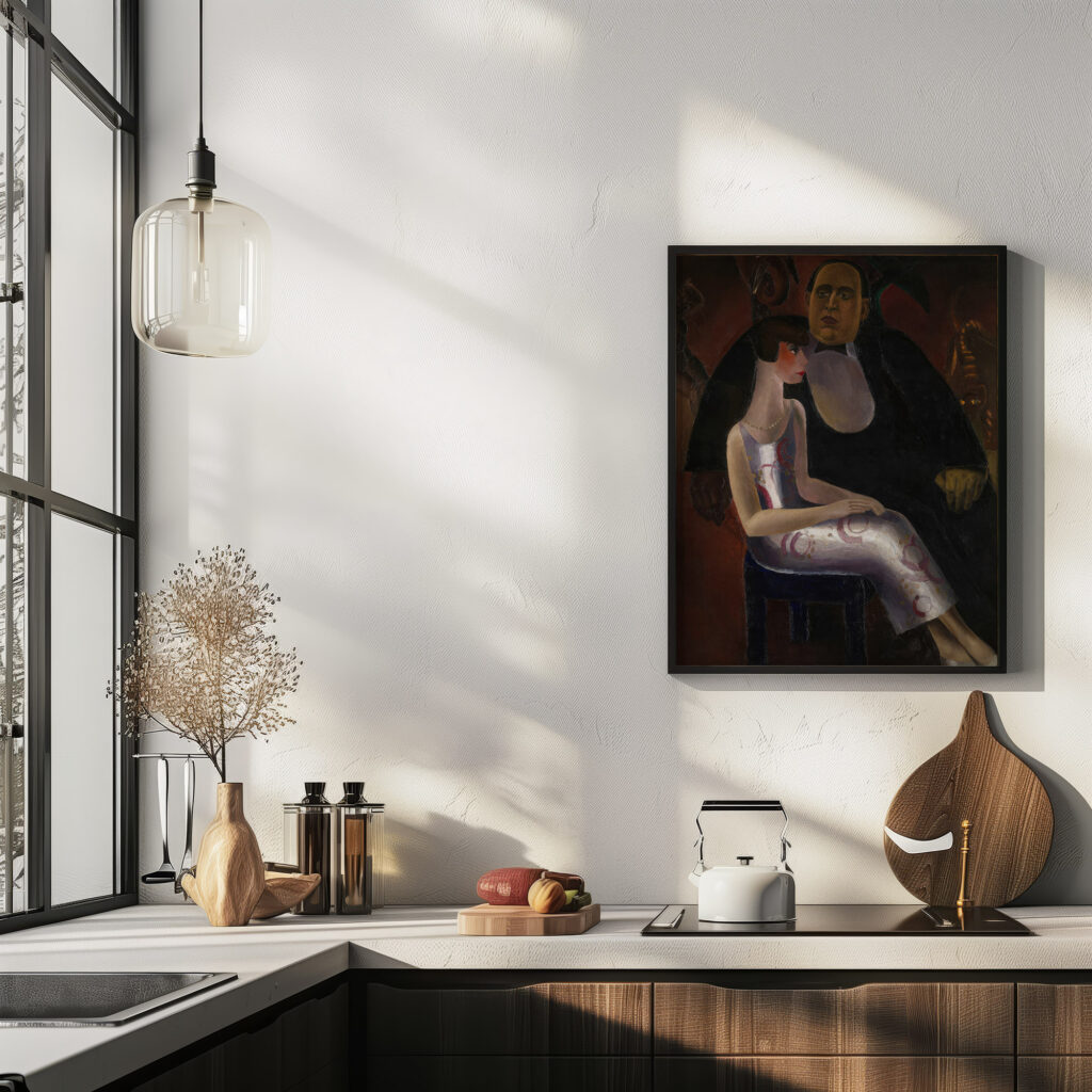 Paul Gustave van Hecke and his Wife Norine De Schrijver 1923 Frits van den Berghe 6 mockup