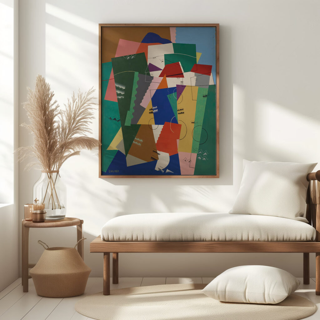 Paysage 1920 Georges Valmier 5 mockup