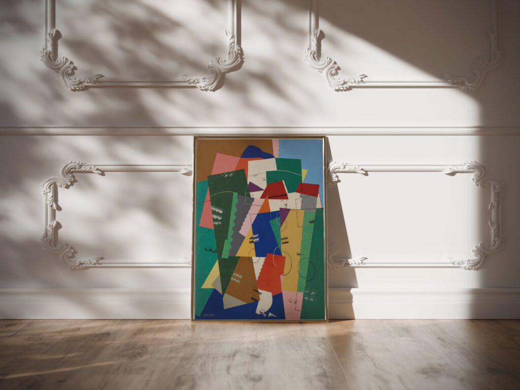 Paysage 1920 Georges Valmier video mockup