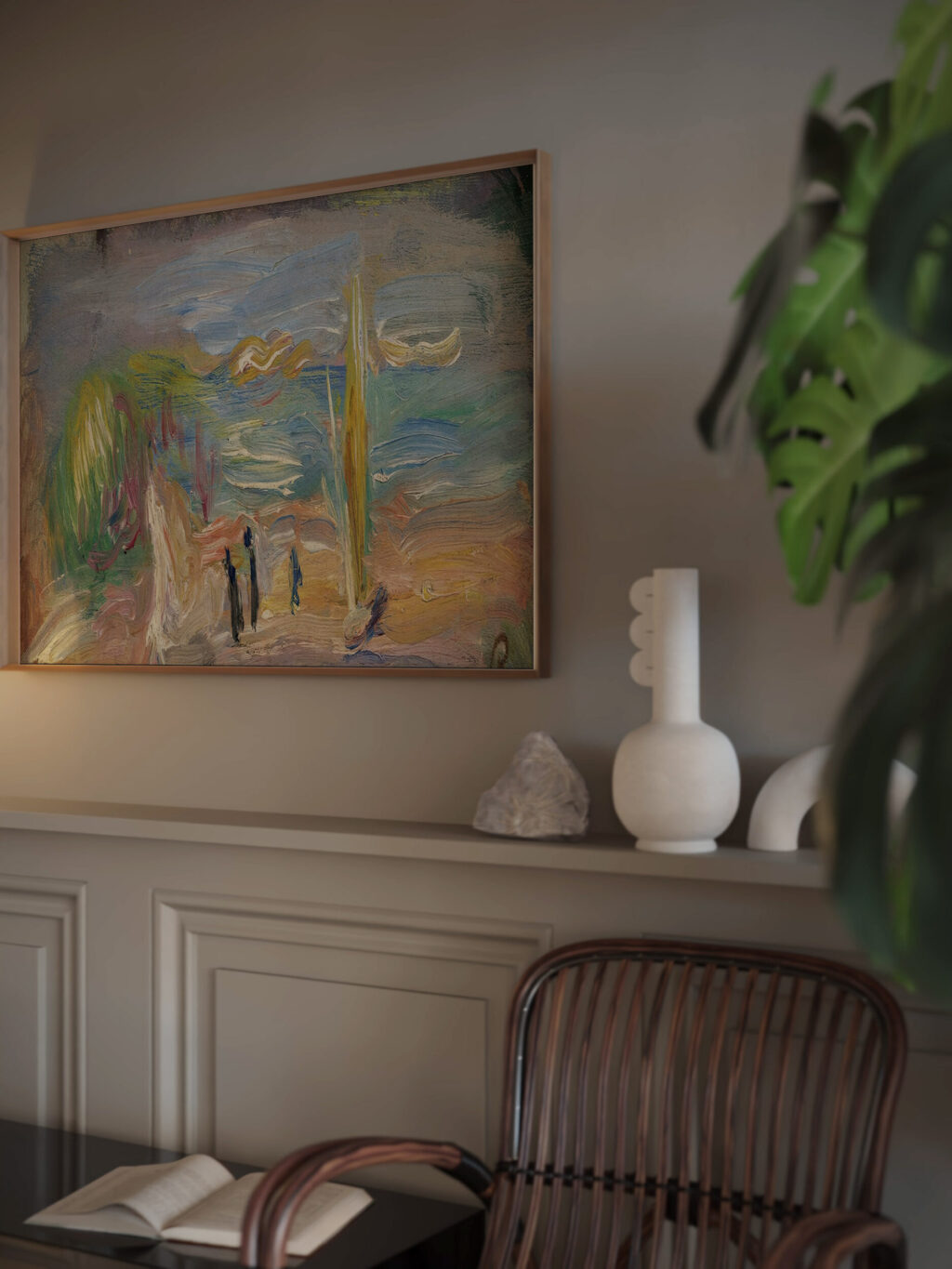 Paysage Bord De Mer Pierre Auguste Renoir video mockup