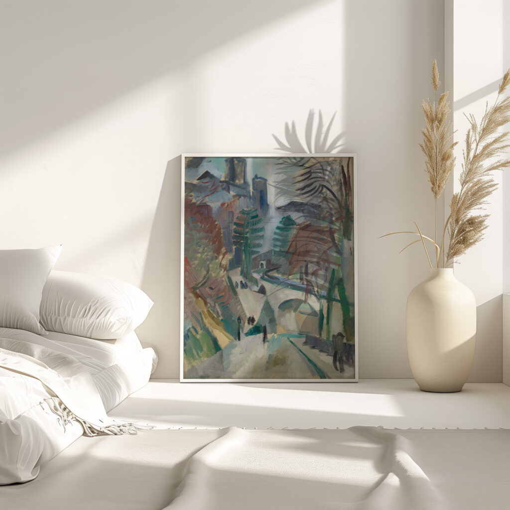 Paysage De Laon 1912 Robert Delaunay 4 mockup Paysage De Laon 1912 Robert Delaunay 4 mockup