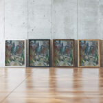 Paysage De Laon 1912 Robert Delaunay framed posters mockup Paysage De Laon 1912 Robert Delaunay framed posters mockup