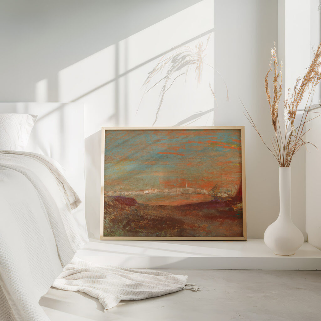 Paysage Italien Odilon Redon 4 mockup