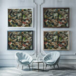 Paysage a Meudon 1911 Albert Gleizes framed posters mockup