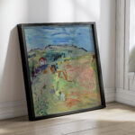 Paysage au champ de ble aux boeufs circa 1935 Raoul Dufy 4 mockup