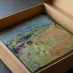 Paysage au champ de ble aux boeufs circa 1935 Raoul Dufy video mockup