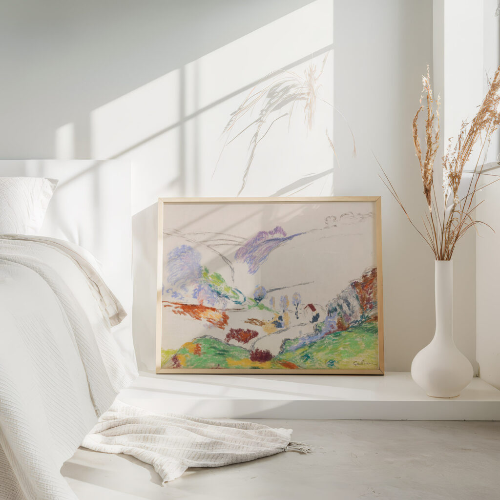 Paysage de la Creuse 1915 Armand Guillaumin 4 mockup