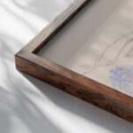 Paysage de la Creuse 1915 Armand Guillaumin close up dark wood mockup