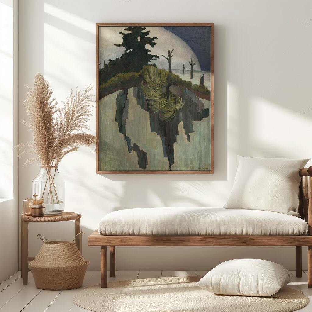 Paysage symboliste 1928 Jean Goulden 5 mockup