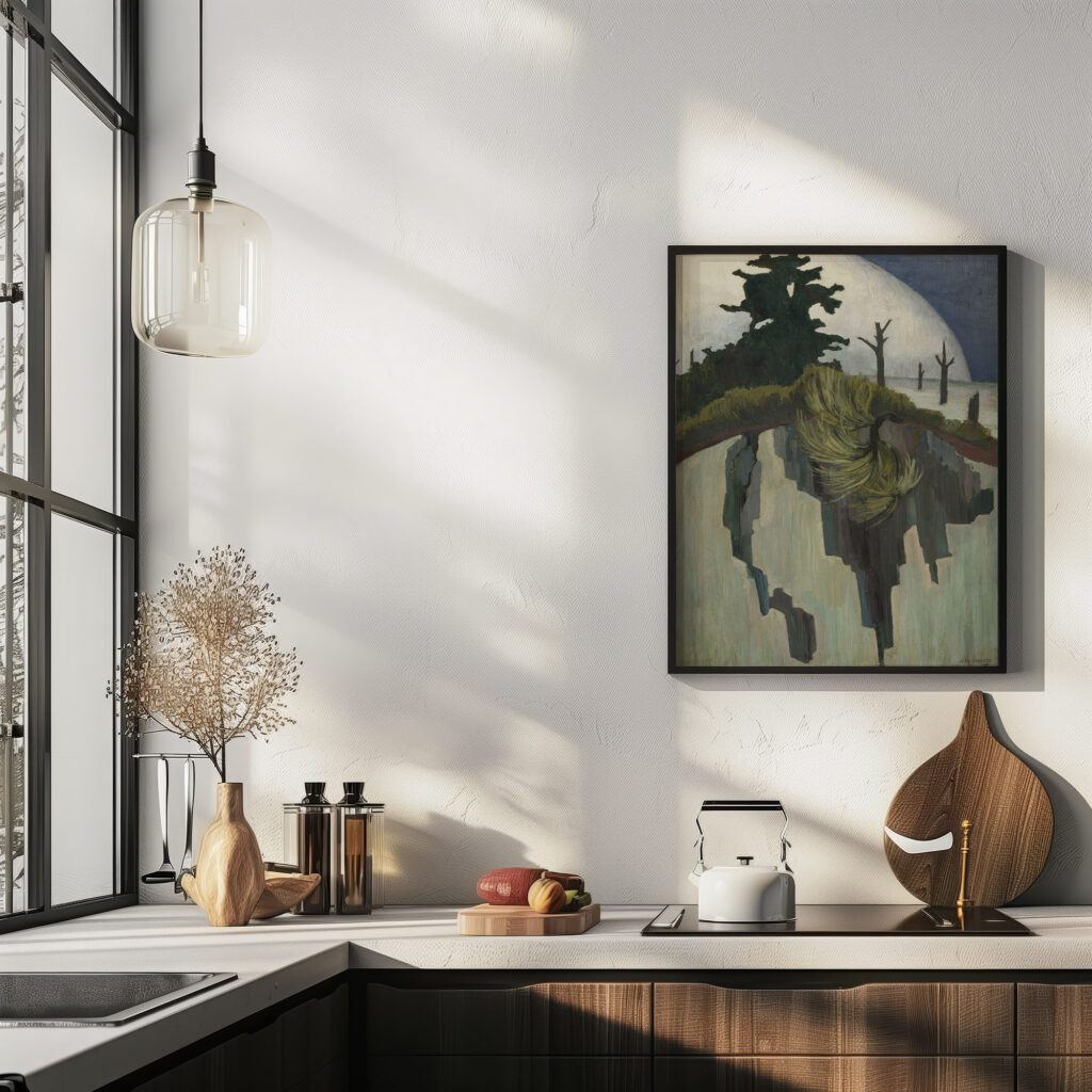Paysage symboliste 1928 Jean Goulden 6 mockup