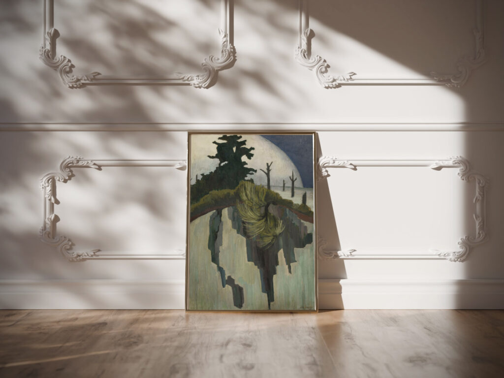 Paysage symboliste 1928 Jean Goulden video mockup