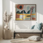 Pejzaz stylizowany z drzewem 1934 Sasza Blonder 5 mockup