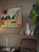 Pejzaz stylizowany z drzewem 1934 Sasza Blonder video mockup