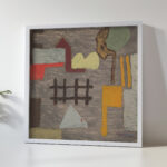 Pejzaz surrealistyczny z plotem 1934 Sasza Blonder 5 mockup