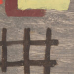 Pejzaz surrealistyczny z plotem 1934 Sasza Blonder 8 mockup