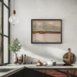 Pejzaz wiejski 1940 Kazimierz Wojtanowicz 6 mockup