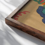 Pelargonie Pelargonium 1913–16 Unknown 1 close up dark wood mockup