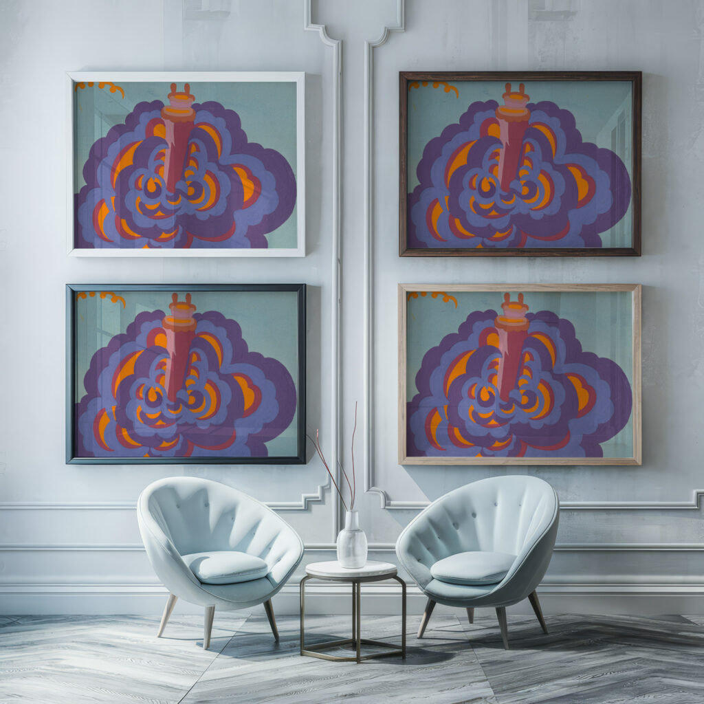 Pelargonie Pelargonium 1913–16 Unknown framed posters mockup