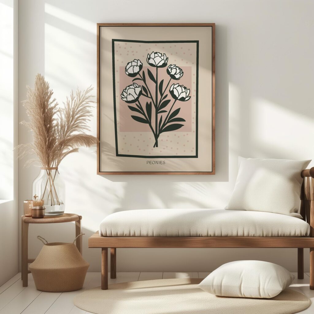Peonies 5 mockup