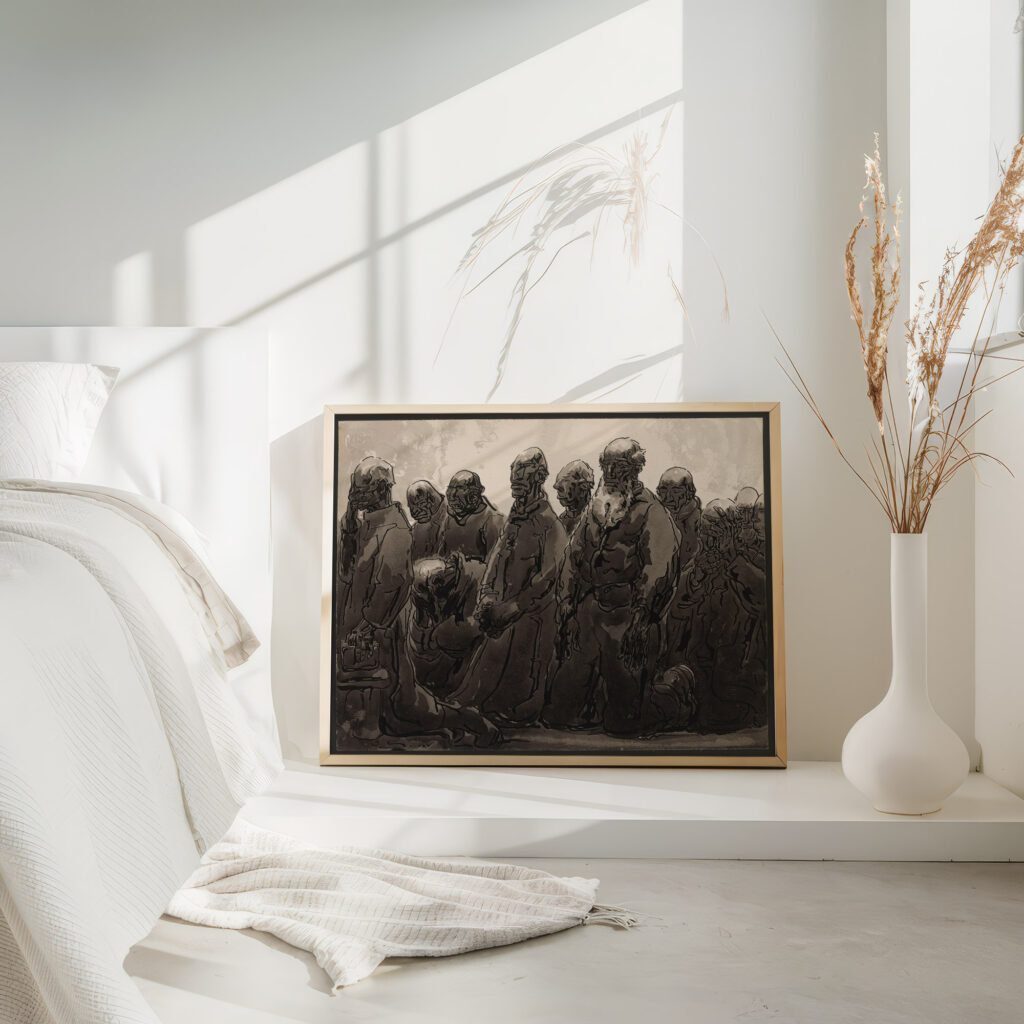 People Praying 1925 Alfred Ost 4 mockup