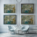 Perseus And Andromeda Alexandre Jacovleff framed posters mockup